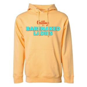 Barenaked Ladies Last Summer on Earth 2023 Beach Chair Yellow Hoodie Size Small